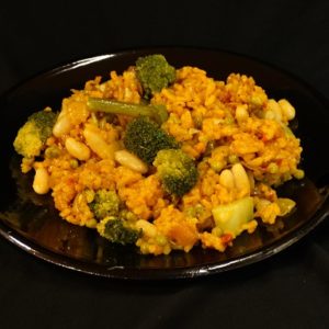 Paella de la huerta, vegetarische paella